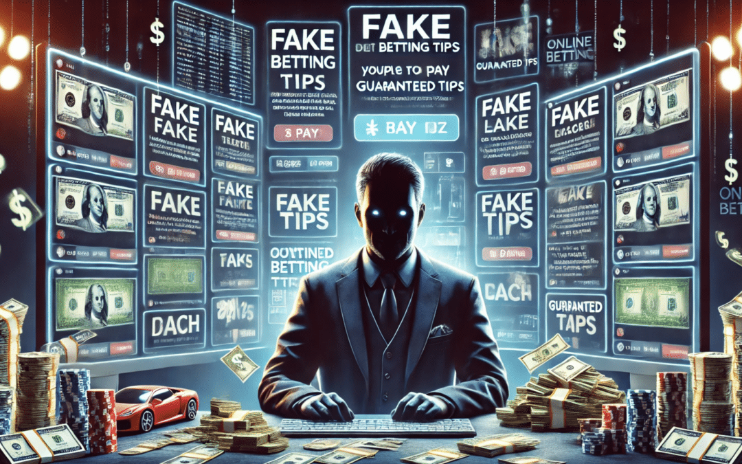Guaranteed betting tips – miraculous wealth within reach! Beware, scammers only want to rob you!