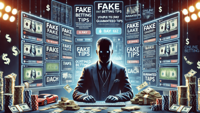 Guaranteed betting tips – miraculous wealth within reach! Beware, scammers only want to rob you!